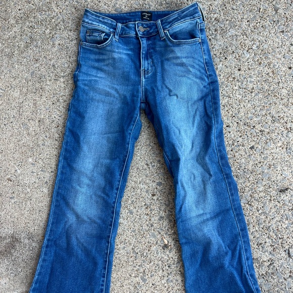 Just Black Black Wide Leg Jeans 27 - Picture 2 of 3